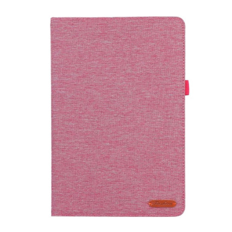 Чехол-книжка Fabric Leather для Xiaomi Pad 7 / 7 Pro - пурпурно-красный