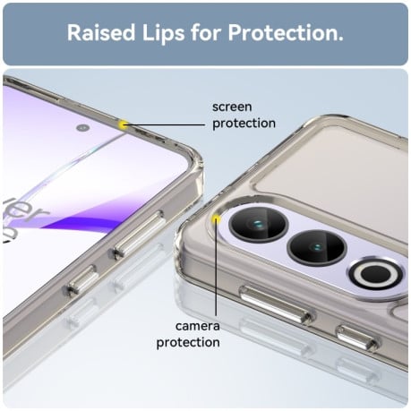 Противоударный чехол Candy Series для OnePlus Ace 3V - прозрачно-серый