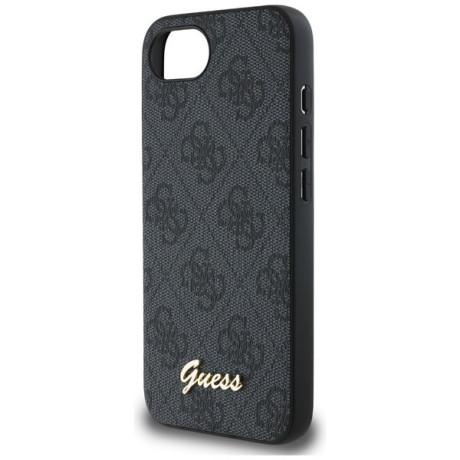 Оригінальний чохол Guess 4G Script Logo MagSafe для iPhone 16e - Black