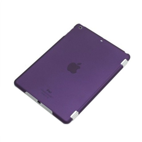 2 в 1 Чехол Smart Cover  + Накладка на заднюю панель для на iPad Air -фиолетовый