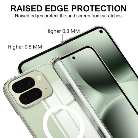 Жесткий чехол Escase с MagSafe и защитой шарнира на Vivo X Fold5 — прозрачный
