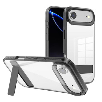 Противоударный чехол Kalebol Holder Clear Acrylic Hybrid TPU для iPhone Air - Black