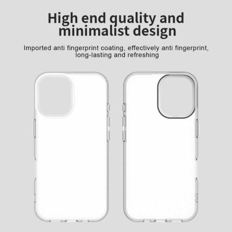 Противоударный чехол Candy Series для iPhone 17 - белый