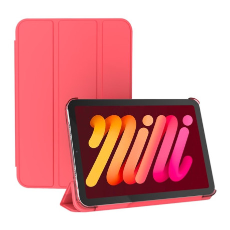 Чехол-книжка Matte Translucent для iPad mini 6 - красный