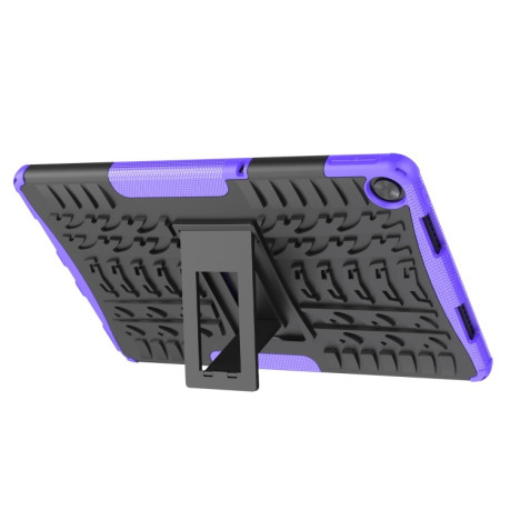 Противоударный чехол Tire Texture для Realme Pad 10.4 - фиолетовый