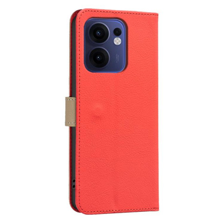 Противоударный чехол Shield Frame Holder MagSafe для OPPO Reno13 F 5G - красный