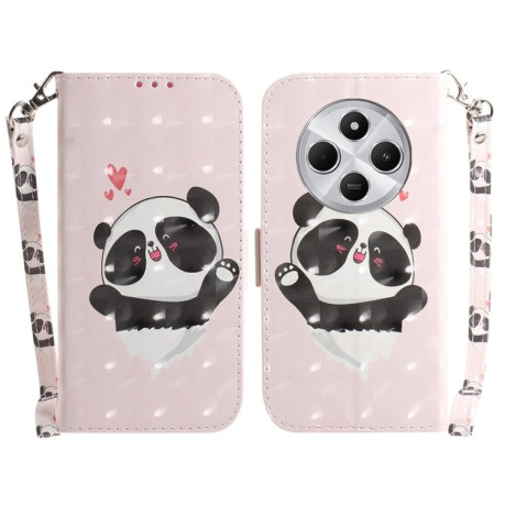 Чохол-книжка 3D Painting для Xiaomi Redmi 14C 4G/Poco C75/Redmi A4 5G - Panda