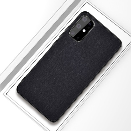 Протиударний чохол Cloth Texture на Samsung Galaxy S20 Plus - чорний