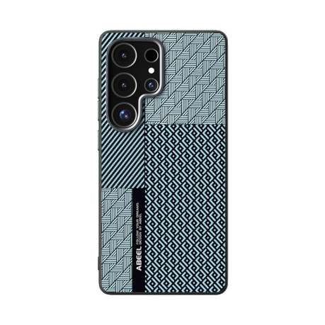 Ультратонкий чохол ABEEL 6D Micro Relief MagSafe Magnetic  для Samsung Galaxy S25 Ultra 5G - Carbon Fiber Blue
