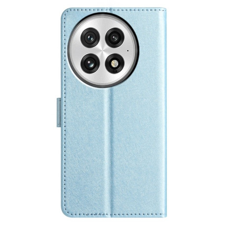 Чехол-книжка Silk Texture Horizontal Flip Leather для OnePlus 13 - голубой