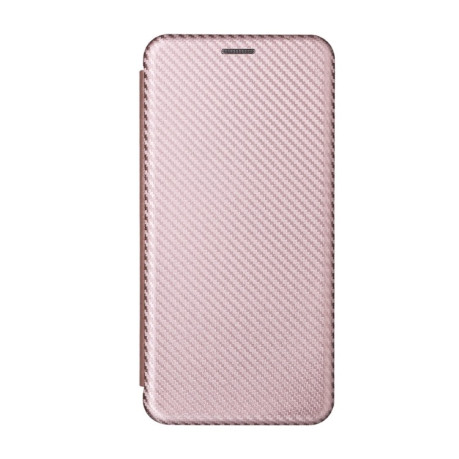 Чохол-книжка Carbon Fiber Texture на Realme C30 - рожевий