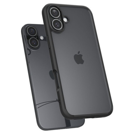 Оригінальний чохол Spigen Ultra Hybrid для iPhone 16 Plus - Matte Black