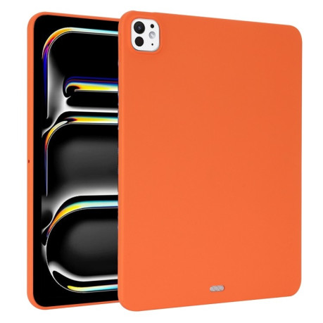 Чехол Oil Spray Skin-friendly TPU для iPad Pro 13 2024 - оранжевый