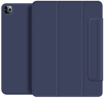 Магнитный Чехол-книжка WIWU Magnetic 3-folding  на iPad Pro 11 2021/2020/2018/Air 2020 - синие