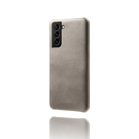 Протиударний чохол Calf Texture для Samsung Galaxy S22 - сірий