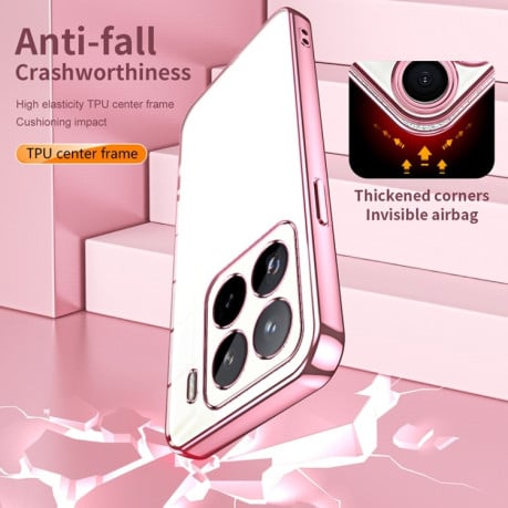 Протиударний чохол Space Fine Hole для Xiaomi 15 Pro - сріблястий