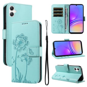 Чехол-книжка Dandelion Embossed Pattern Flip Leather на Samsung Galaxy A07 5G - зеленый