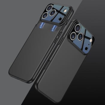 Двухцветный чехол Gkk Color Master для iPhone 17 Pro Max — чёрный