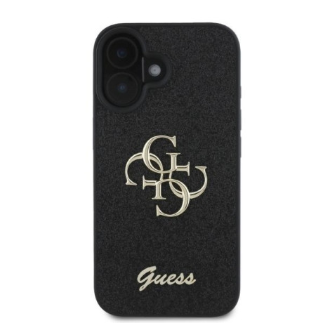 Оригінальний чохол Guess Big Metal Logo для iPhone 16 - black