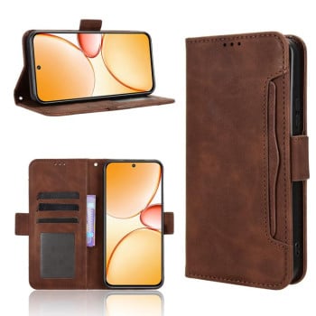 Чохол-книжка Skin Feel Calf для Realme C85 Pro 4G — коричневий