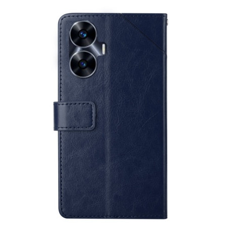 Чехол-книжка Y-shaped Pattern для Realme C55 - синий