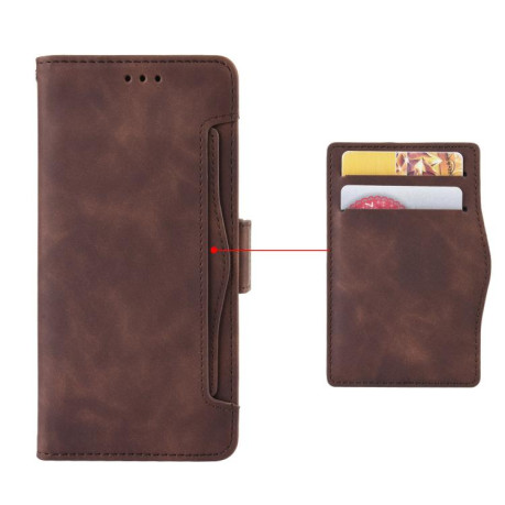 Чехол-книжка Skin Feel Calf на Xiaomi Redmi Note 14 4G 164.84mm EU Version - коричневый