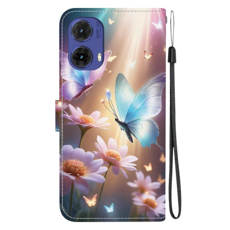 Чехол-книжка Colored Drawing Series на Motorola Moto G85 5G - разноцветный