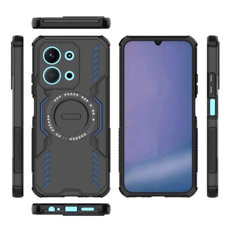 Протиударний чохол Butterfly Armor з MagSafe на Xiaomi Redmi 15C 5G/4G EU 173mm - чорний