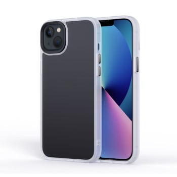 Противоударный чехол Frosted Back Shockproof для iPhone 15 Pro - белый