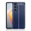 Протиударний чохол Litchi Texture на Samsung Galaxy S23+Plus 5G - синій