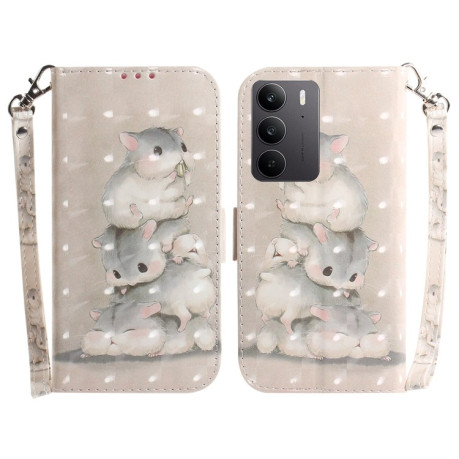 Чохол-книжка 3D Painting для Realme C75 - Squirrels