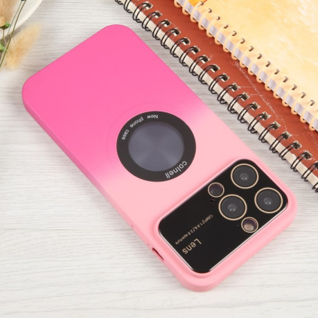 Чохол протиударний Gradient Silicone Shockproof Magsafe для iPhone 15 Plus - Rose