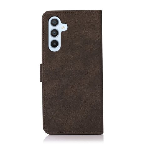 Чехол-книжка KHAZNEH Matte Texture для Samsung Galaxy A05s - коричневый