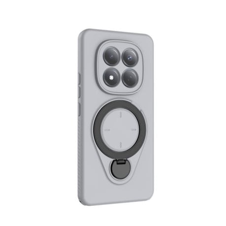 Чохол Ring Shield MagSafe з кільцем-тримачем 360° на Redmi Note 15 Pro 4G Global 163.2mm — сірий