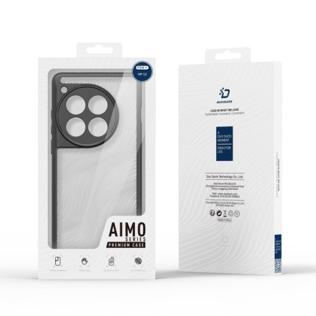 Противоударный чехол DUX DUCIS Aimo Series для OnePlus 12 - черный