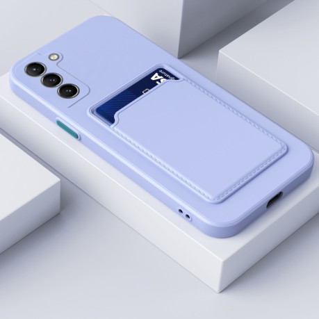 Противоударный чехол Card Slot Design для Samsung Galaxy A14 5G - фиолетовый
