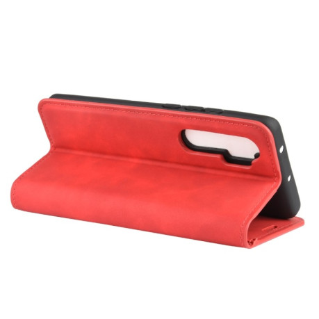 Чохол-книжка Retro-skin Business Magnetic на Xiaomi Mi Note 10 Lite - червоний