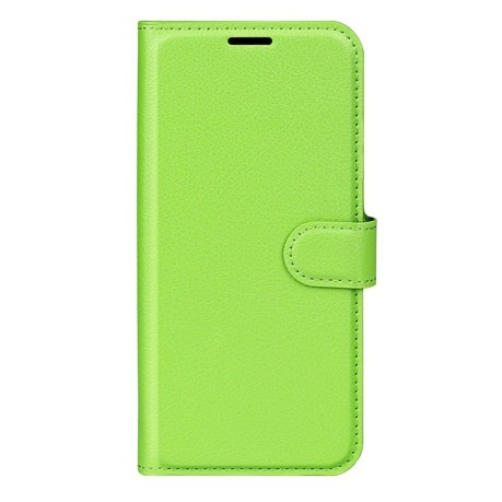 Чехол-книжка Litchi Texture на Xiaomi Redmi Note 11 / Poco M4 Pro 5G - зеленый