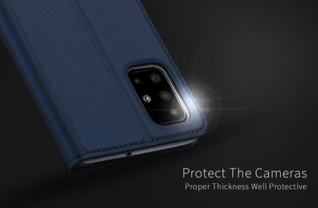 Чехол- книжка DUX DUCIS Skin Pro Series на Samsung Galaxy A51- темно-синий