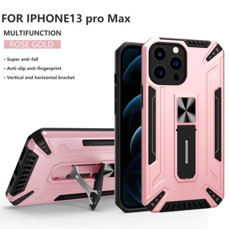 Протиударний чохол War-god Armor для iPhone 13 Pro Max - рожеве золото
