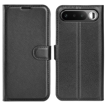 Чохол-книжка Litchi Texture Horizontal Flip Leather на Realme 16 5G — чорний