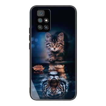 Стеклянный чехол Border для Xiaomi Redmi 10 - Cat