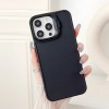 Противоударный чехол Lens Frame Holder Shockproof для iPhone 16 Pro - черный