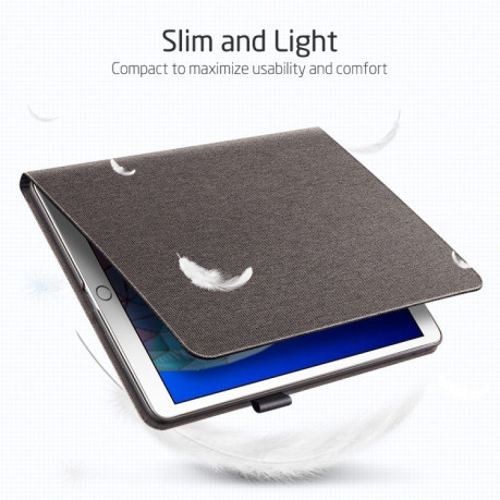 Чохол-книга ESR Simplicity Series на iPad Air 2019 10.5 -сірий