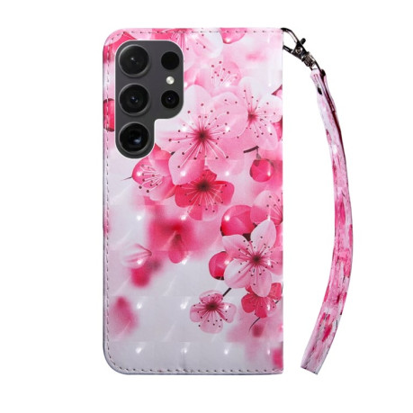 Чохол-книжка 3D Painting для Samsung Galaxy S24 Ultra - Flower