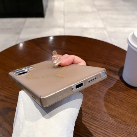 Протиударний чохол Ice Fog MagSafe для Samsung Galaxy S25 Edge 5G - золотий