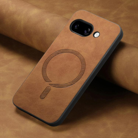 Чохол Retro MagSafe Magnetic PU на Google Pixel 9a - коричневий