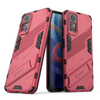Противоударный чехол Punk Armor для Xiaomi Redmi Note 11 / Note 11S Global - розовый