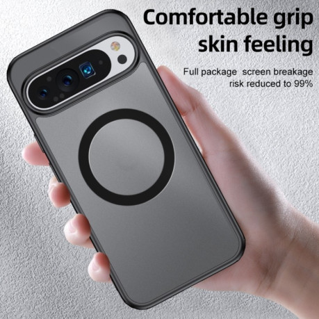 Чохол Clear Case MagSafe Simple Magnetiс для Google Pixel 9 - прозорий