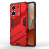 Противоударный чехол Punk Armor для Xiaomi Redmi Note 13 - красный